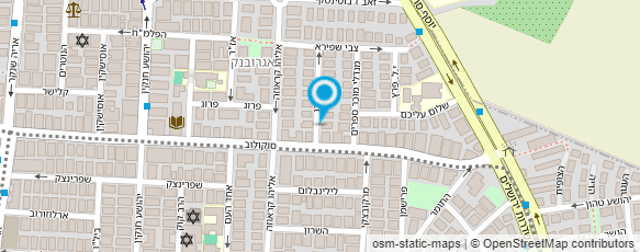 מפת הגעה אל שירותי בריאות כללית