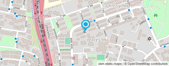 מפת הגעה אל שירותי בריאות כללית