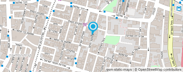 מפת הגעה אל שירותי בריאות כללית