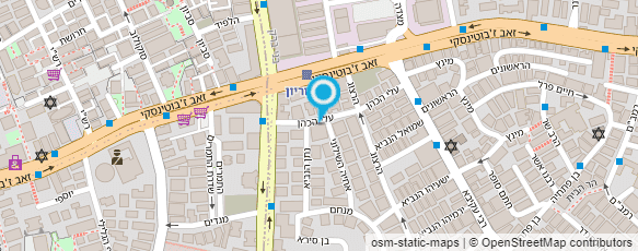 מפת הגעה אל שירותי בריאות כללית