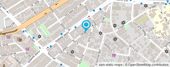 מפת הגעה אל שירותי בריאות כללית