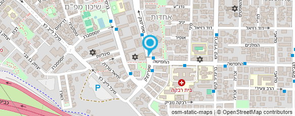 מפת הגעה אל שירותי בריאות כללית