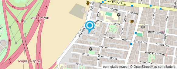 מפת הגעה אל שירותי בריאות כללית מפת הגעה אל שירותי בריאות כללית