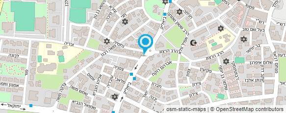 מפת הגעה אל שירותי בריאות כללית - מרפאת דרום