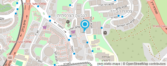 מפת הגעה אל שירותי בריאות כללית