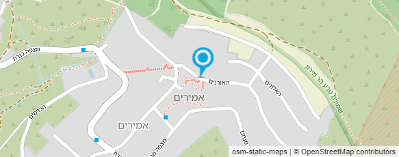 מפת הגעה אל "ארץ הגליל" משפחת זרחי