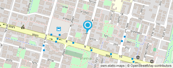 מפת הגעה אל כללית-מרכז בריאות הילד