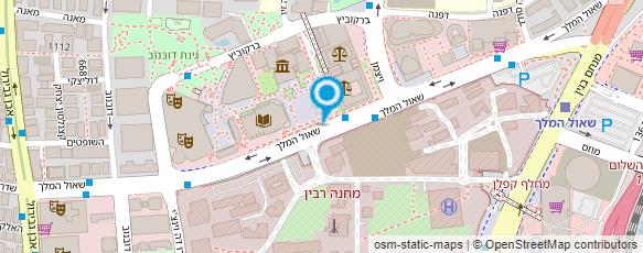 מפת הגעה אל מוזיאון תל אביב לאמנות