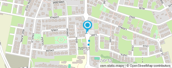 מפת הגעה אל שירותי בריאות כללית