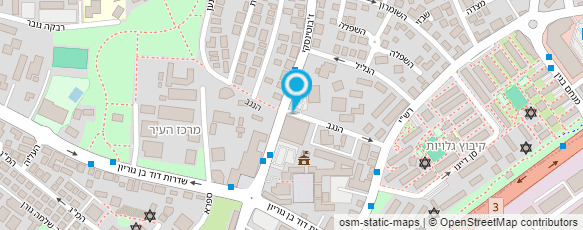 מפת הגעה אל שירותי בריאות כללית