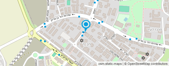 מפת הגעה אל שירותי בריאות כללית