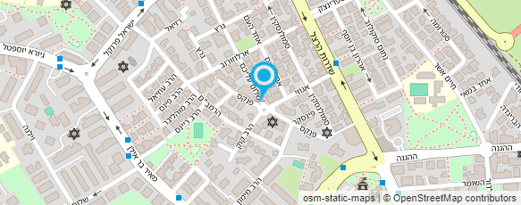 מפת הגעה אל שירותי בריאות כללית - מרפאת צפון