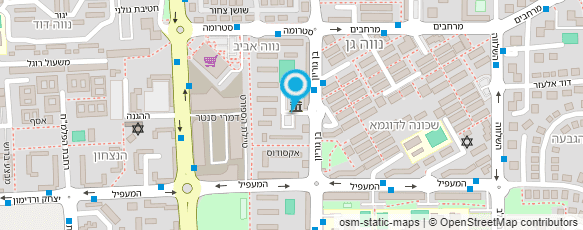 מפת הגעה אל שירותי בריאות כללית