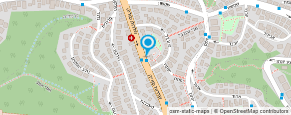 מפת הגעה אל שירותי בריאות כללית