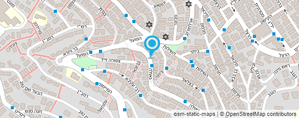 מפת הגעה אל שירותי בריאות כללית