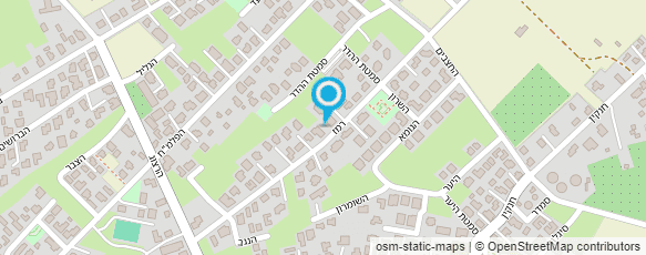 מפת הגעה אל ענת גיל-מנור אריחים מצויירים