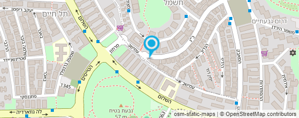 מפת הגעה אל מכבסת קרן