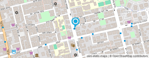 מפת הגעה אל פרופ' מוגילנר בנימין