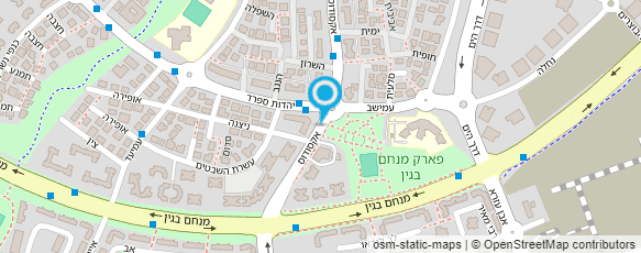 מפת הגעה אל הסעות חנן