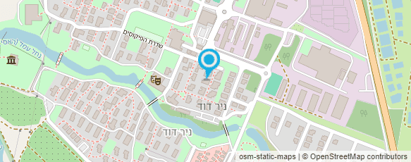 מפת הגעה אל בית ספר לרכיבה - ניר דוד