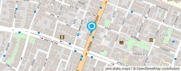 מפת הגעה אל גדי עמר מספרה מפת הגעה אל גדי עמר מספרה