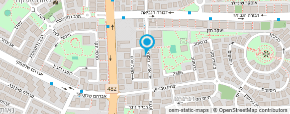 מפת הגעה אל "סטודיו למחול של פמלה"