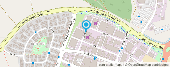 מפת הגעה אל רהיטי הוד פז