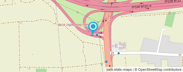 מפת הגעה אל תחנת דלק סונול