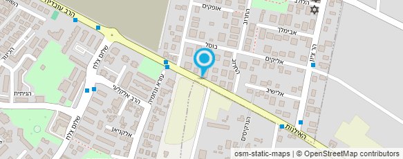 מפת הגעה אל סופר דנאט