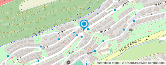 מפת הגעה אל גן אורן