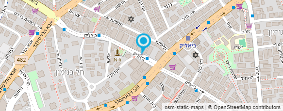 מפת הגעה אל ד"ר שגב אורי ודינה-פסיכולוגים