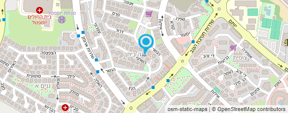 מפת הגעה אל מתנ"ס יעלים