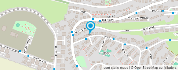 מפת הגעה אל מרכז קהילתי שכון ג'