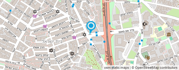 מפת הגעה אל סוכת חיים ושלום