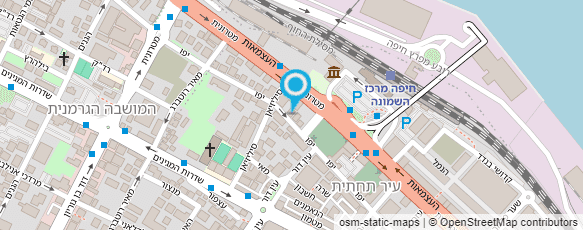 מפת הגעה אל חיפה שלטים