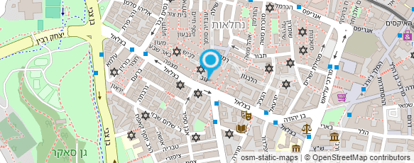 מפת הגעה אל גן "בית יעקב"