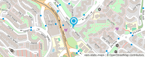 מפת הגעה אל בית קפה ומאפה