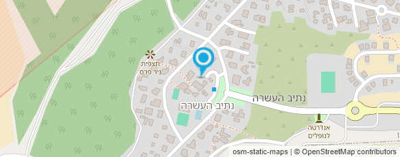 מפת הגעה אל משתלת בן-בן