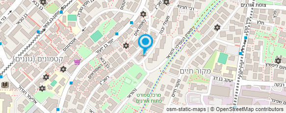 מפת הגעה אל רוזנברג איריס