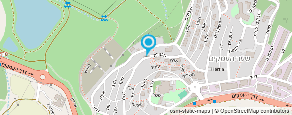 מפת הגעה אל נגרית קיבוץ שער העמקים