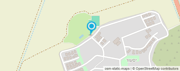 מפת הגעה אל הגבעה הקטנה-בריכת יסעור