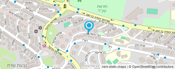 מפת הגעה אל גן דקלים