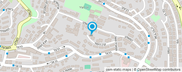 מפת הגעה אל גן יערה