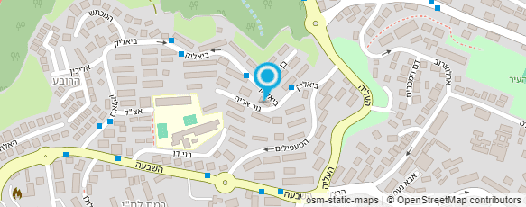 מפת הגעה אל גן ספיר