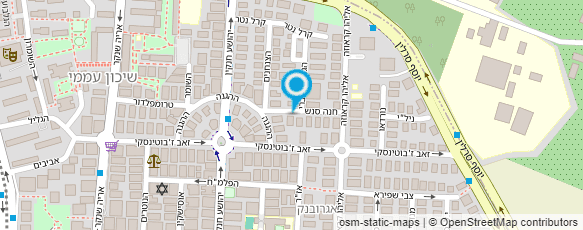 מפת הגעה אל בזק העברת רהיטים