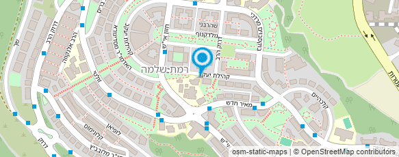 מפת הגעה אל מינהל קהילתי רמת שלמה