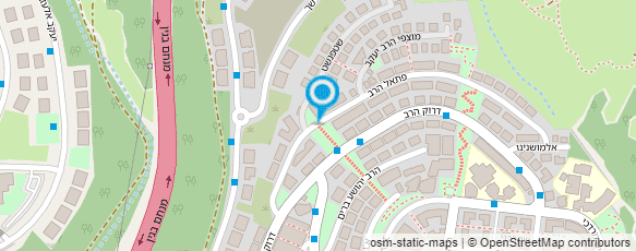 מפת הגעה אל סוכת דוד