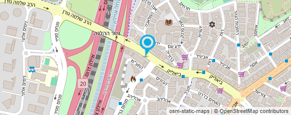 מפת הגעה אל ביפר תקשורת ישראל