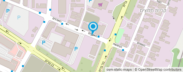 מפת הגעה אל אופיס זון תעשיית ריהוט משרדי בע"מ