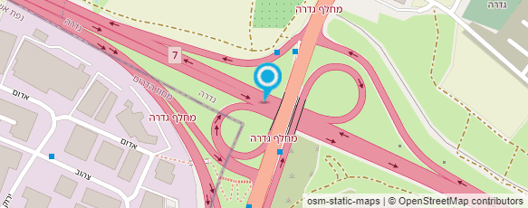 מפת הגעה אל שרותי רכב - דרום גדרה